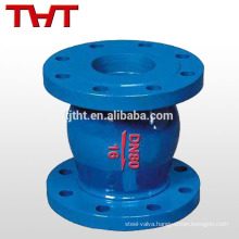 pn16 cast iron spring loaded flanged low noise check valve